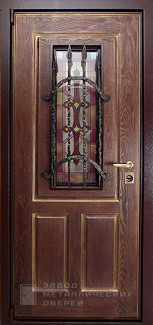Фото «Дверь с ковкой №20» в Аперелевке