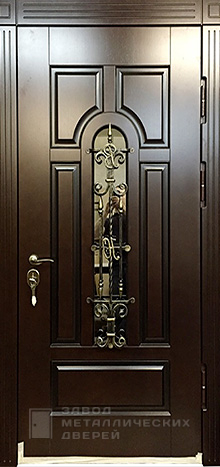 Фото «Дверь с ковкой №16» в Аперелевке
