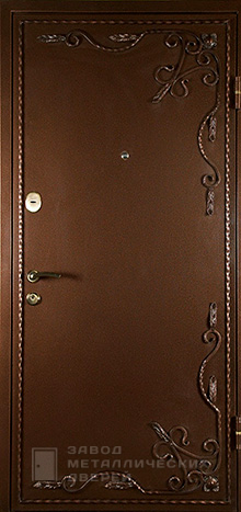 Фото «Дверь с ковкой №3» в Аперелевке