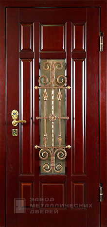 Фото «Дверь с ковкой №5» в Аперелевке
