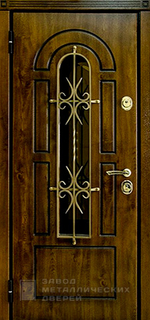 Фото «Дверь с ковкой №11» в Аперелевке