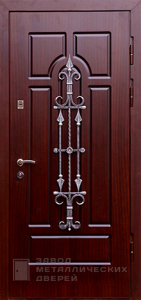 Фото «Дверь с ковкой №18» в Аперелевке