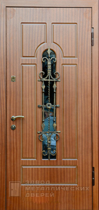 Фото «Дверь с ковкой №19» в Аперелевке