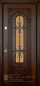Фото «Дверь с ковкой №13» в Аперелевке
