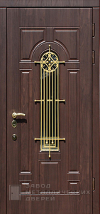 Фото «Дверь с ковкой №6» в Аперелевке